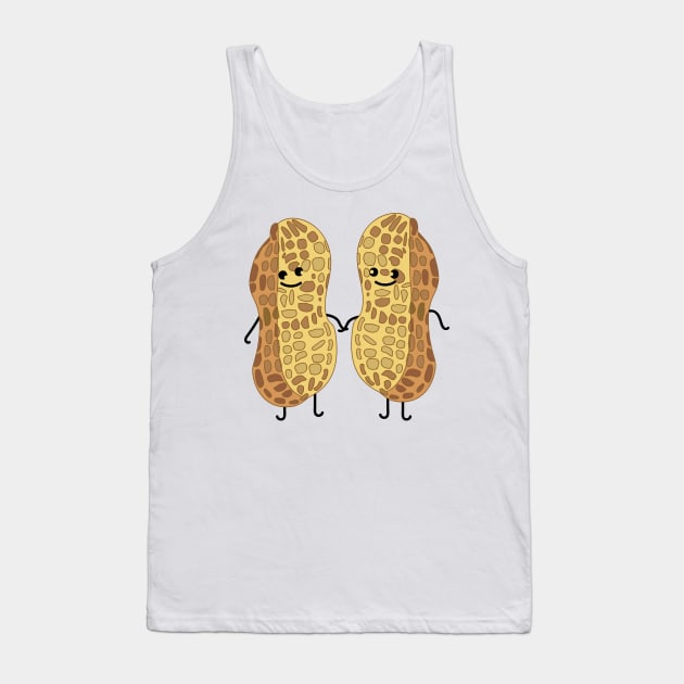 Peanut couple Tank Top by spontania